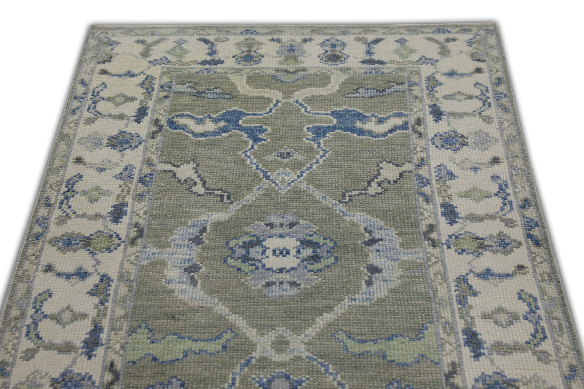 Turkish Oushak Rug 3' x 8'7" #11453