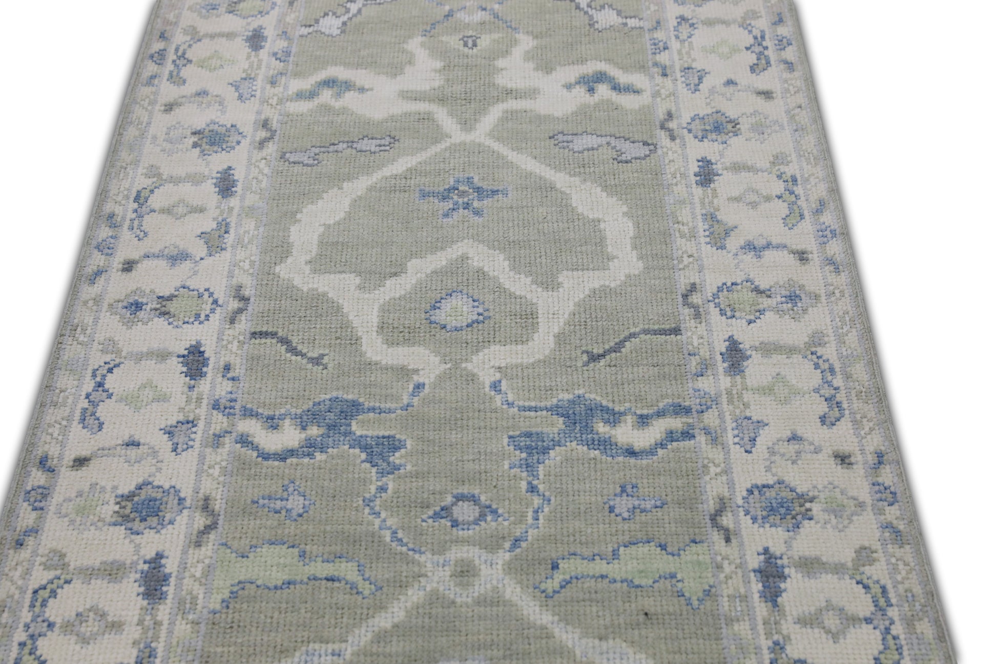 Turkish Oushak Rug 3' x 8'7" #11453
