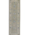 Turkish Oushak Rug 3' x 9'4" #11447