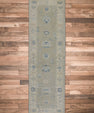 Turkish Oushak Rug 3' x 9'4" #11447