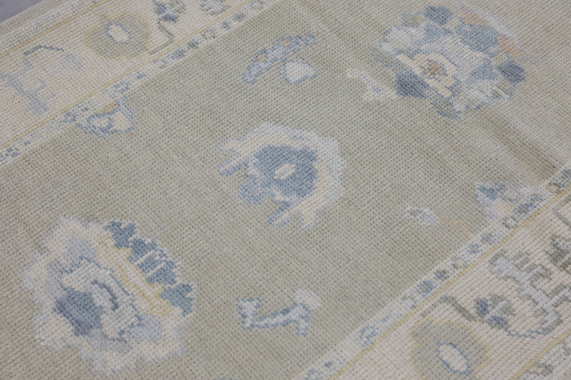 Turkish Oushak Rug 3' x 9'4" #11447