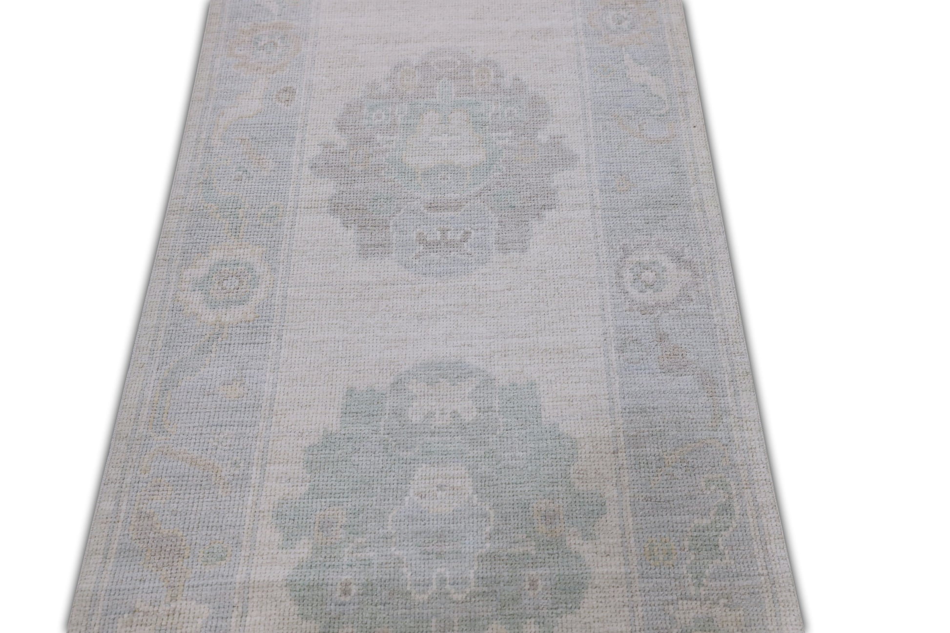 Turkish Oushak Rug 2'9" x 11'3" #11393