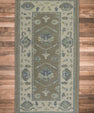 Turkish Oushak Rug 4'3" x 7'8" #11446