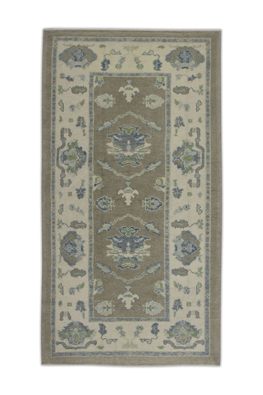 #11446 Turkish Oushak 4'3" x 7'8"