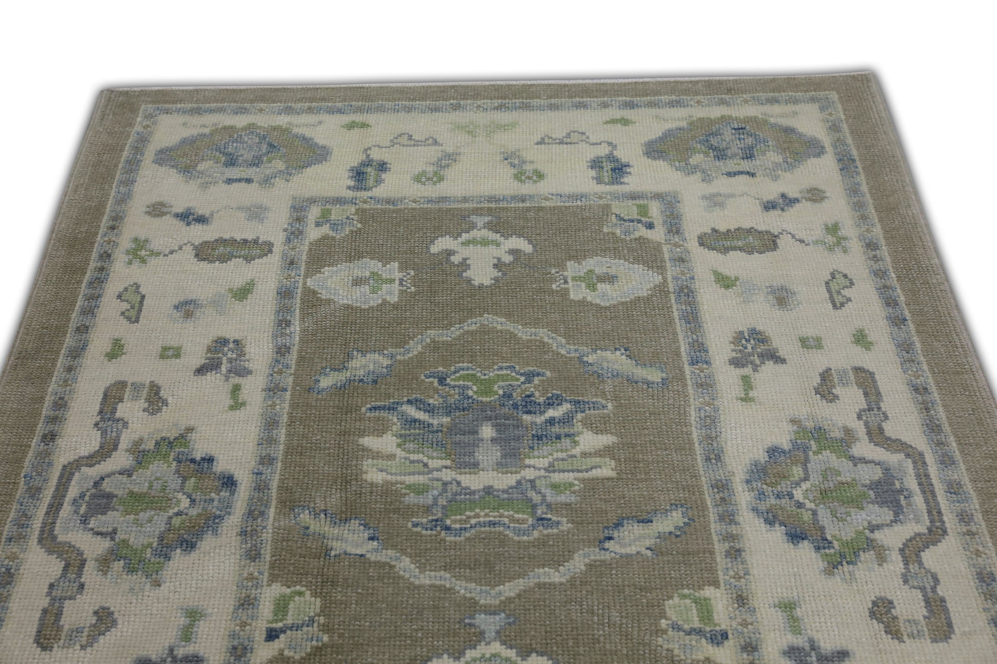 Turkish Oushak Rug 4'3" x 7'8" #11446