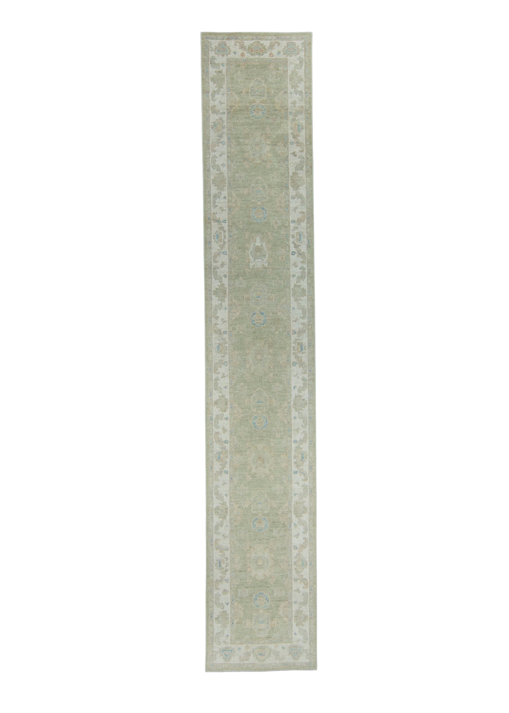 Turkish Oushak Runner Rug 2'10" x 16'1" #17937