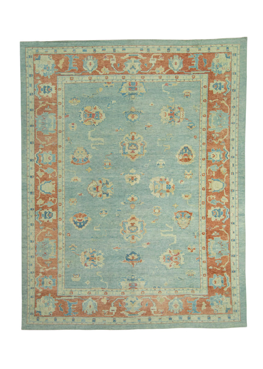 Turkish Oushak Rug 11'7" x 14'10" #18595
