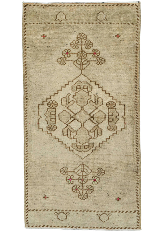 Turkish Yastik Rug  1'6" x  2'10" #22102