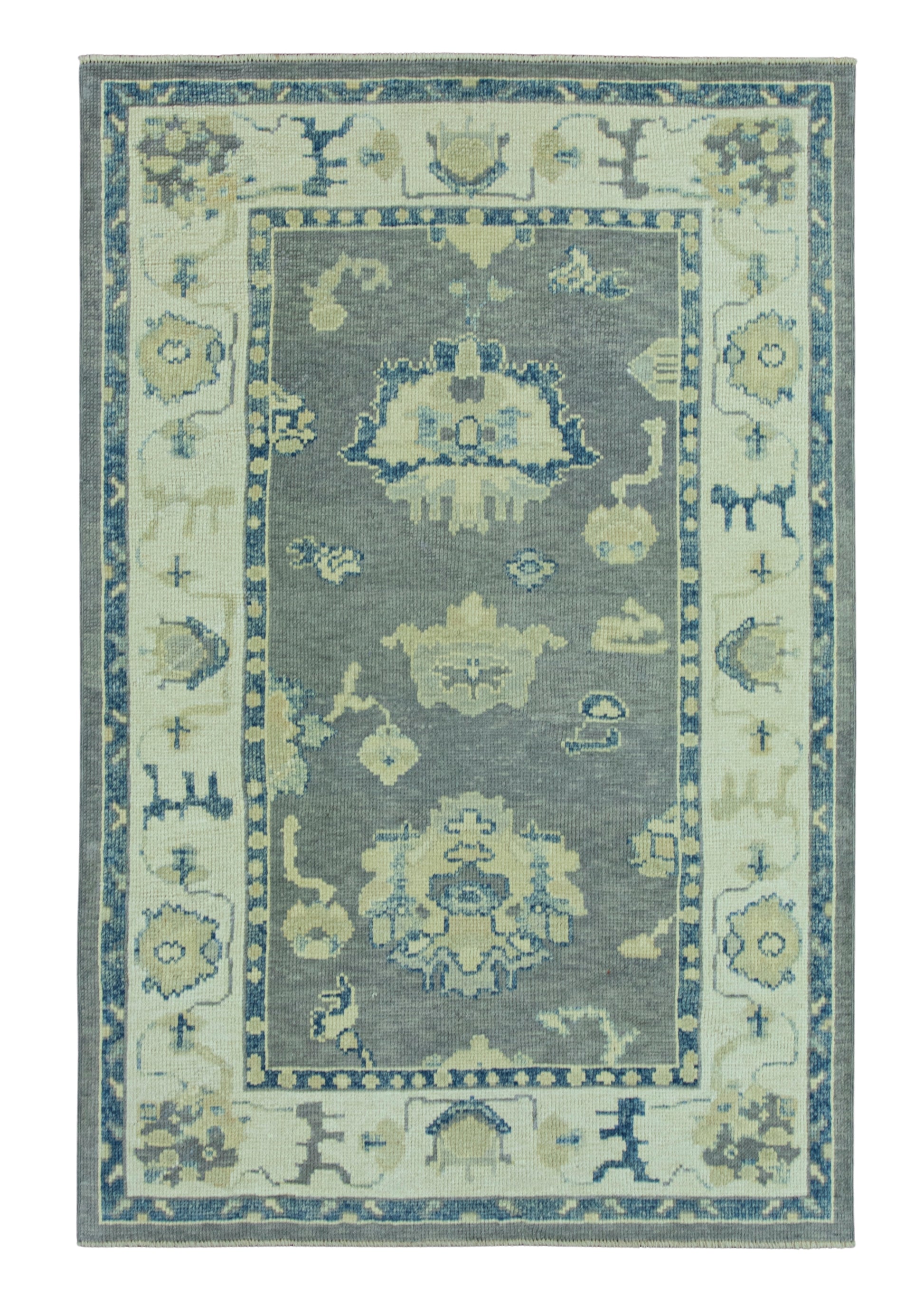 Turkish Oushak Rug 3'10"x 5'10" #19064