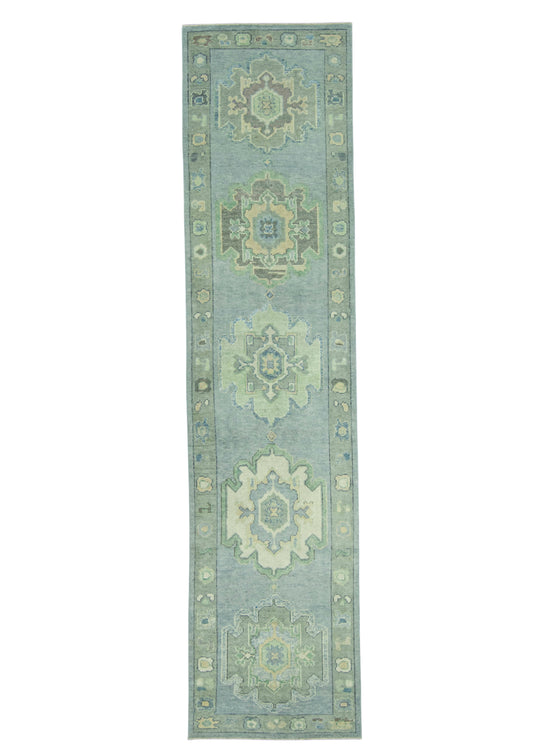 Turkish Oushak Rug 2'11" x 12'2" #19143