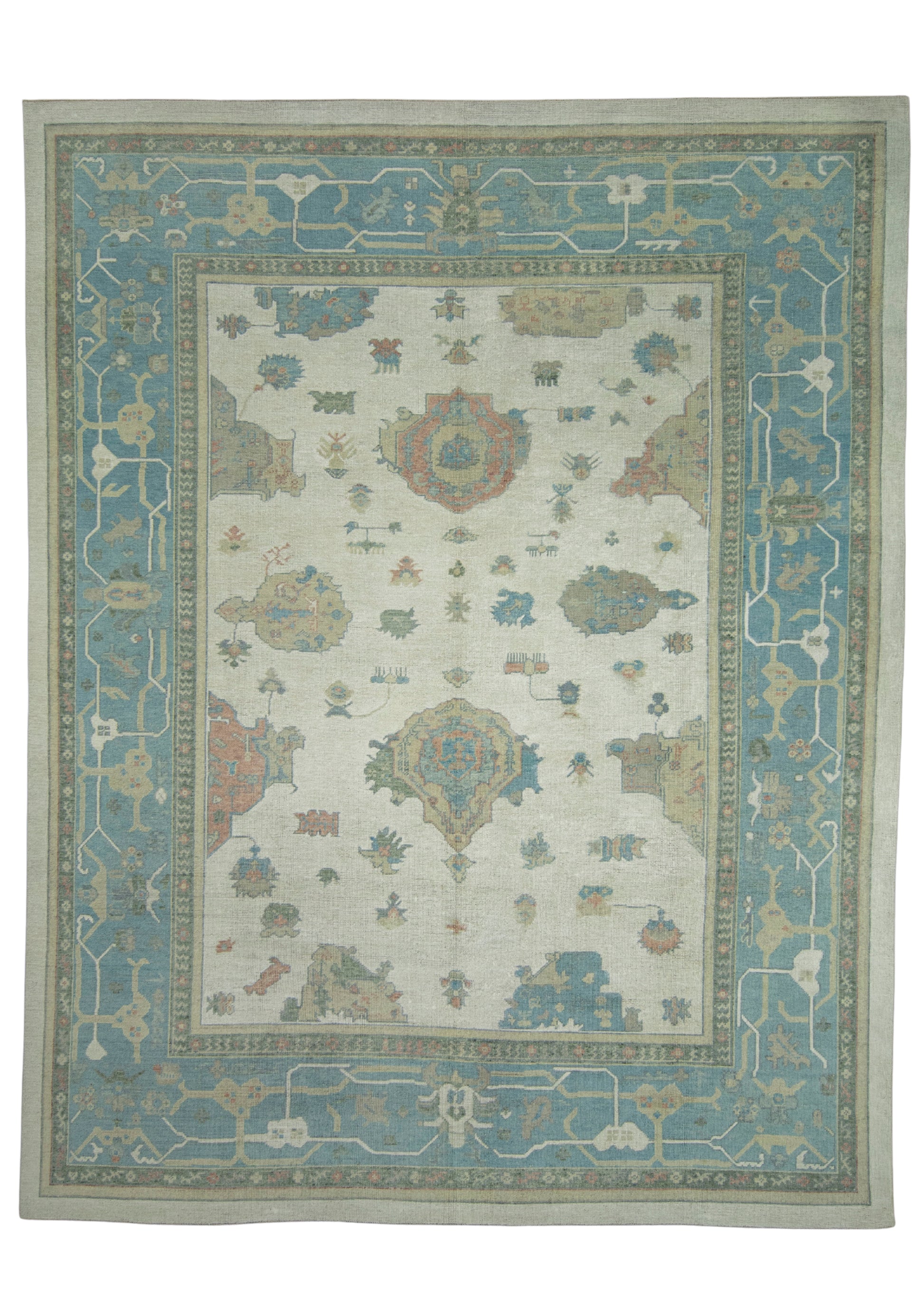 Turkish Oushak Rug 10' x 12'9" #18599