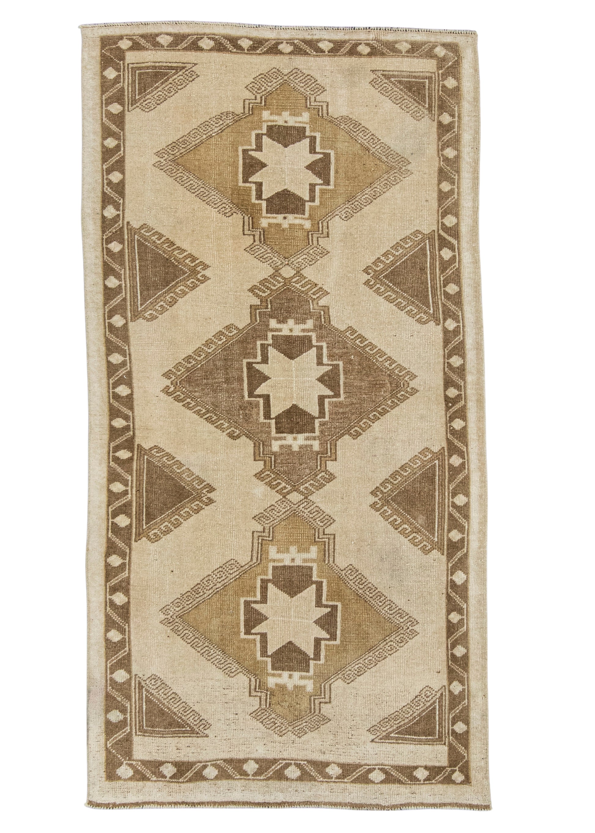 Turkish Vintage Rug  3'3" x 6'4" #21404