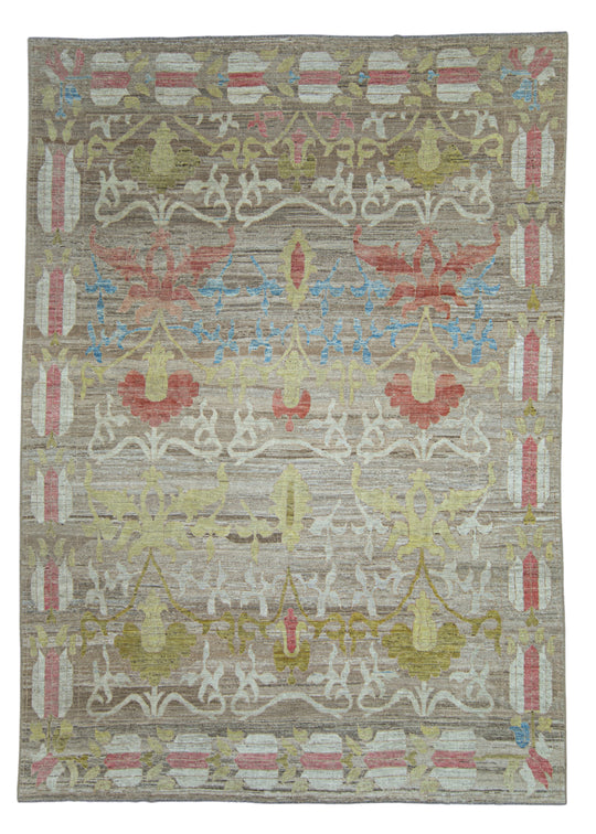 Handwoven Oushak Rug 10'2" x 14'5" #17506