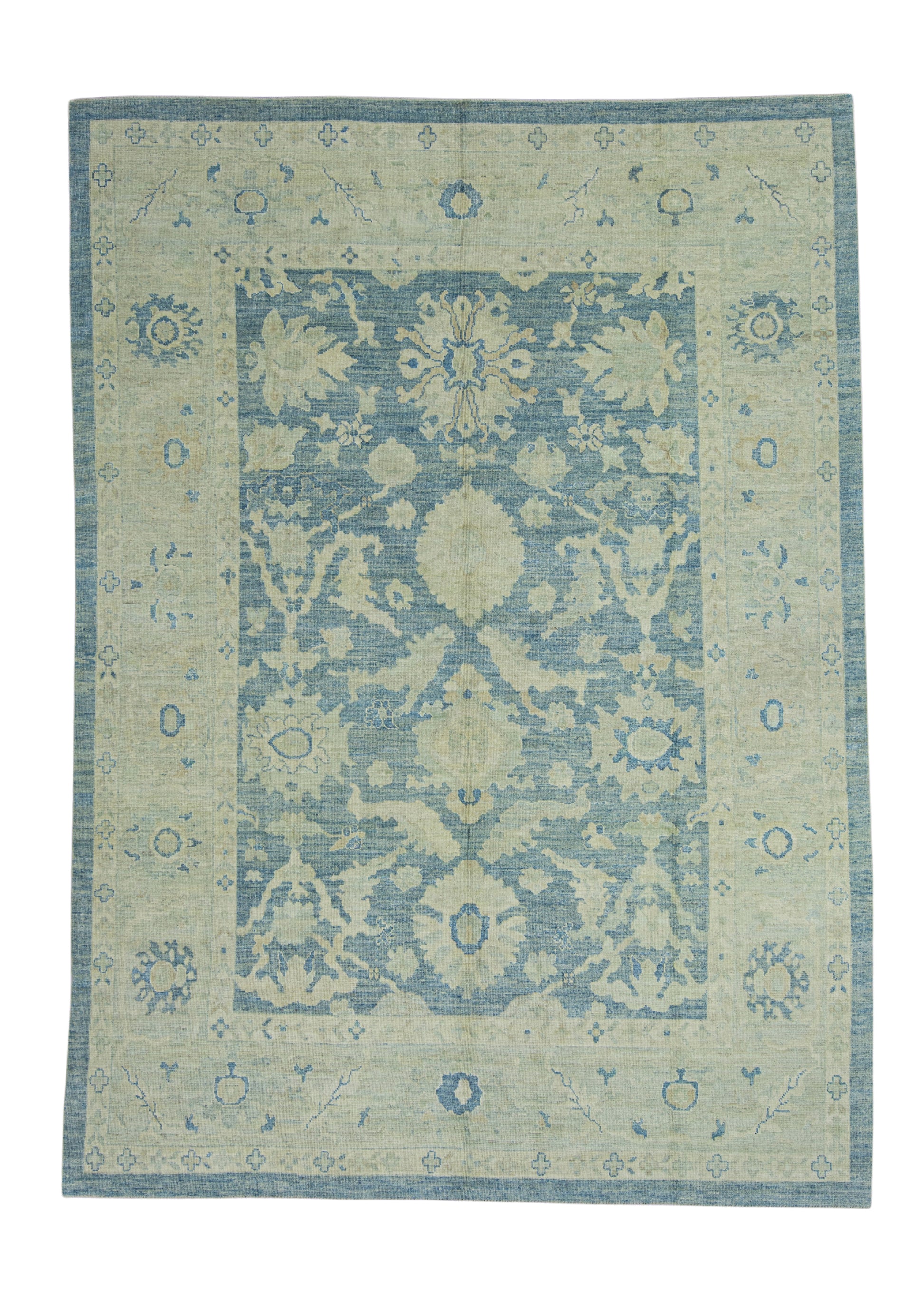 Turkish Oushak Rug 9'3" x 12'9" #17945