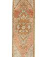 Turkish Mini Rug Oriental Hand Knotted Vintage Rug 1'3" x 3'7" #21295