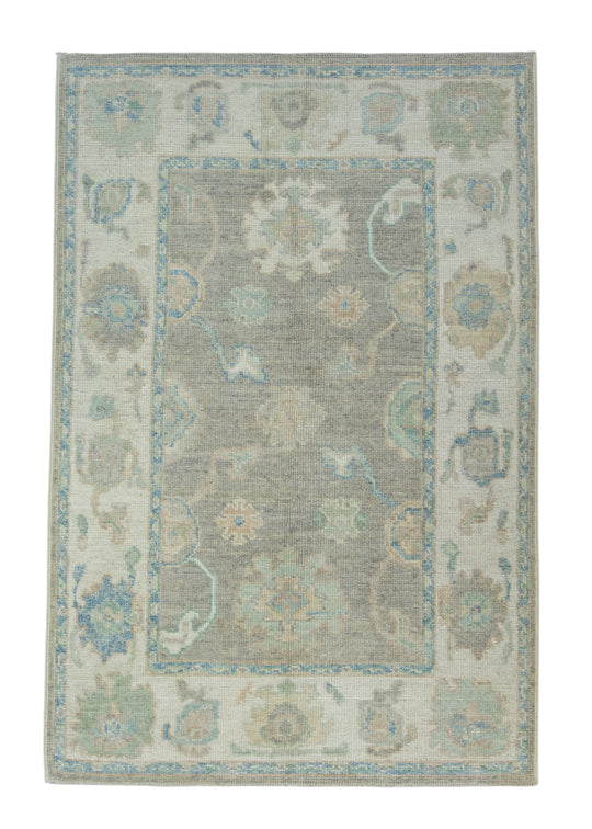 Turkish Oushak Rug 4' x 5'11" #17896
