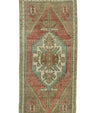 Turkish Mini Rug Oriental Hand Knotted Vintage Rug 1'5" x 3'1" #16684