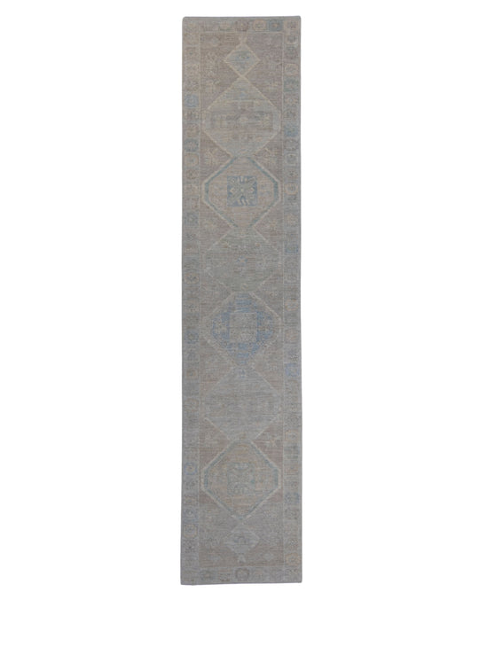 Turkish Oushak Runner Rug 2'11" x 13'8" #16320