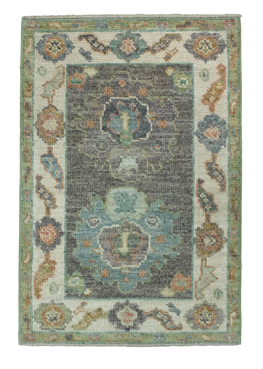 Turkish Oushak Rug 2'1" x 3'1" #17499