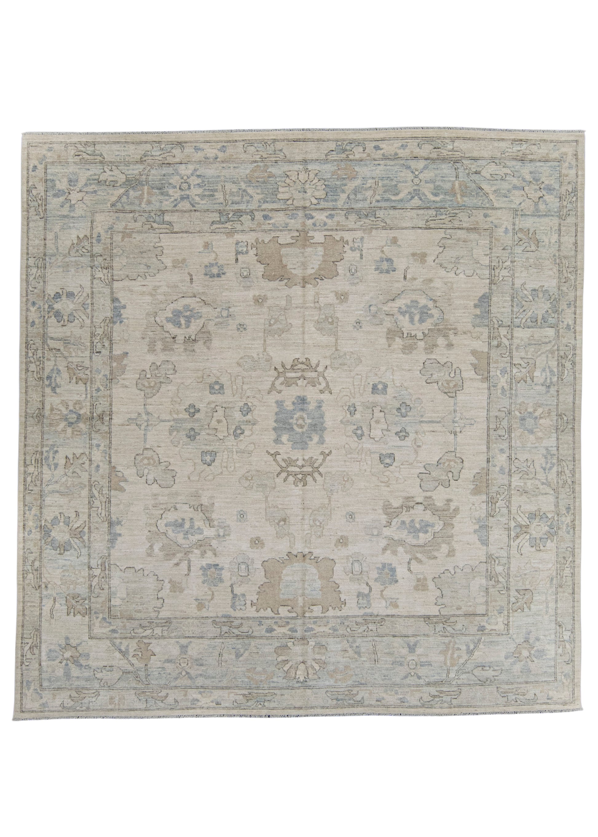 Oushak Square Rug 8'11" x 9'2" #23534