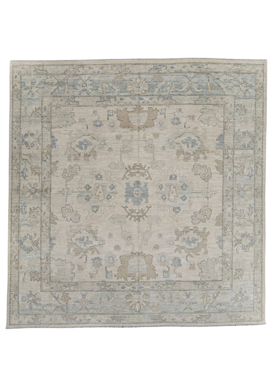 Oushak Square Rug 8'11" x 9'2" #23534