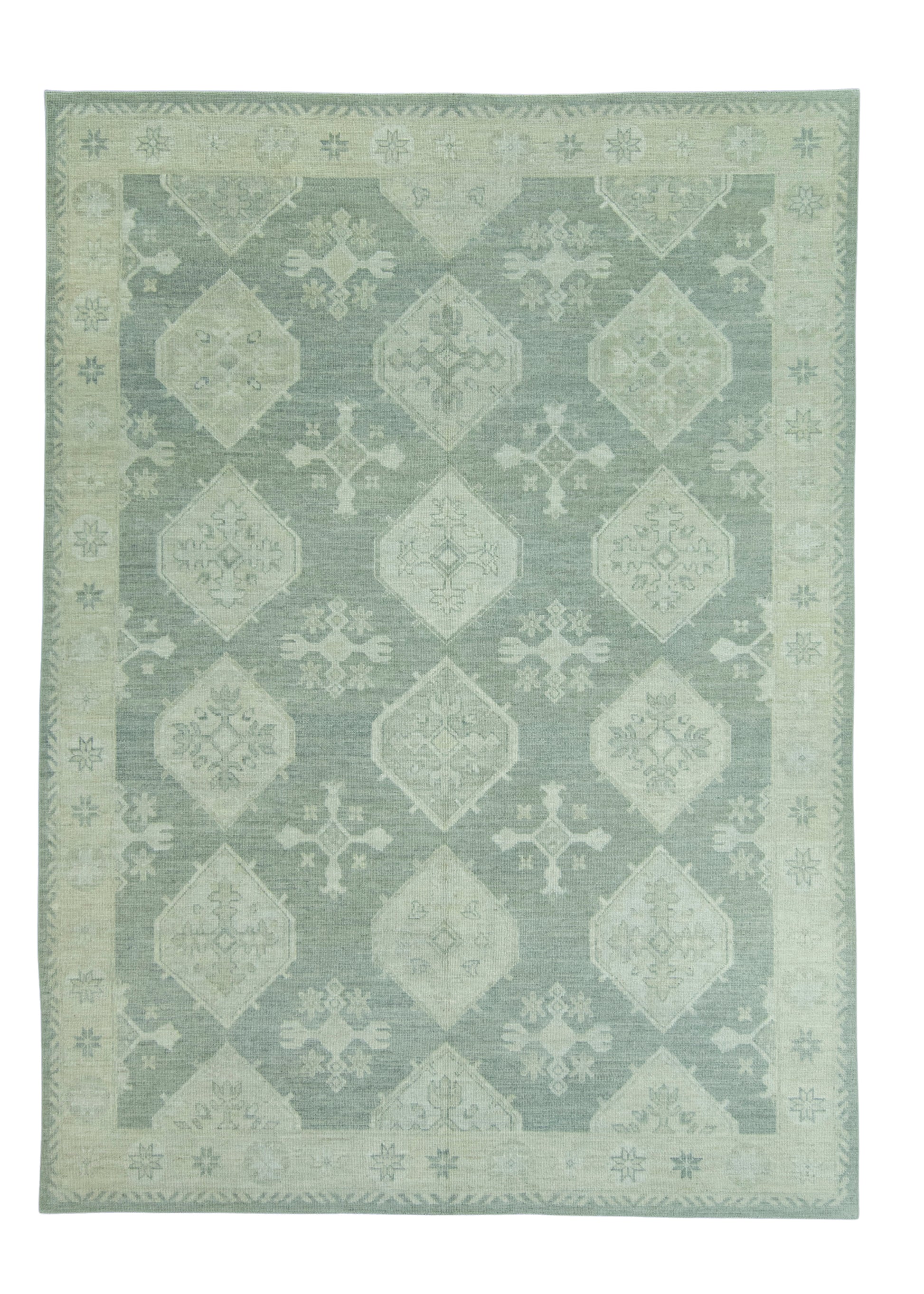 Turkish Oushak Rug 9' x 12'5" #19508