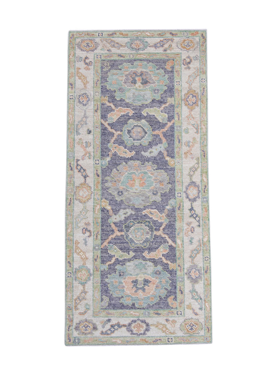 Turkish Oushak Rug 2'7" x 5'7" #16495