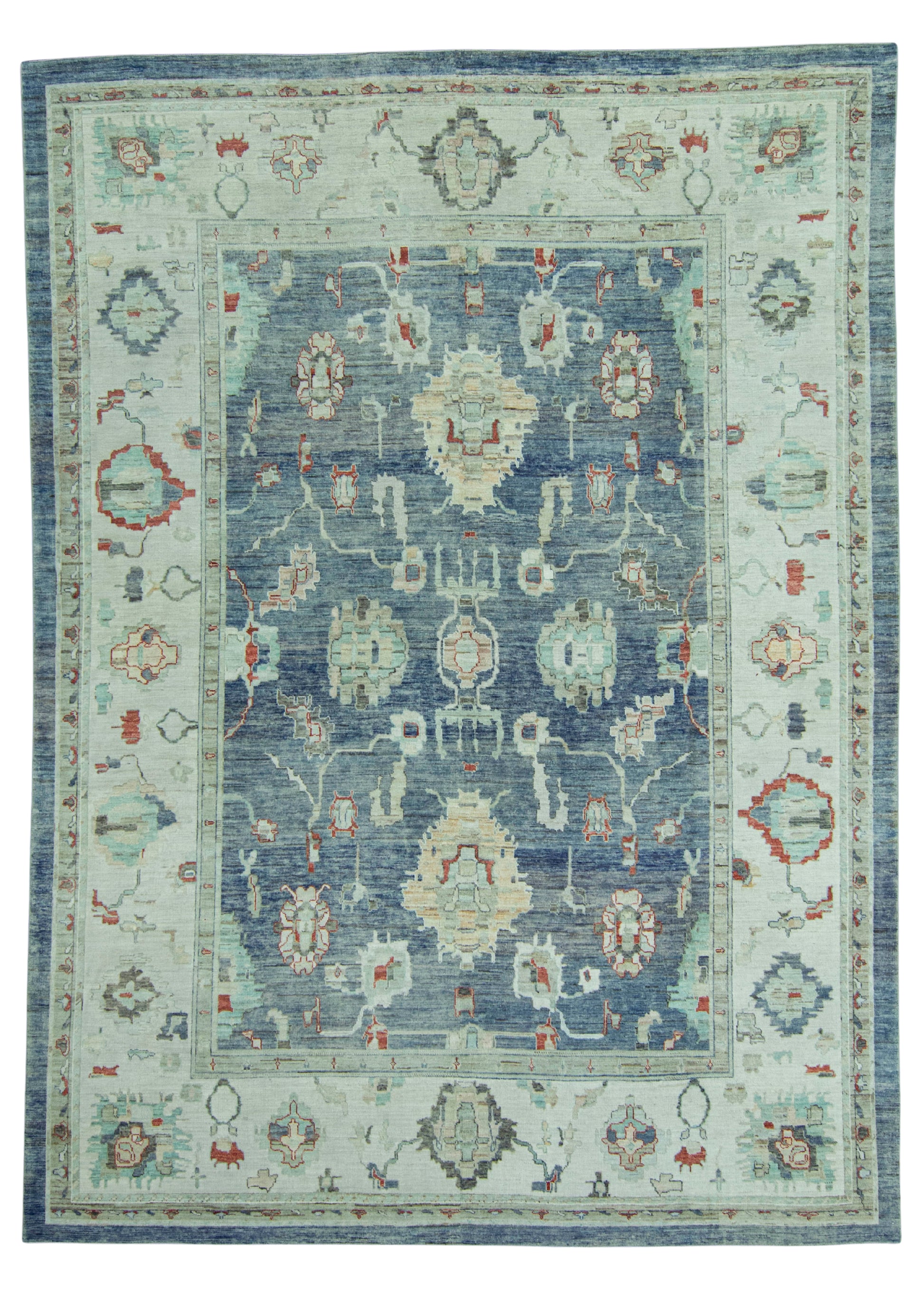 Turkish Oushak Old Wool Rug  10'4" x 14'2" #30138