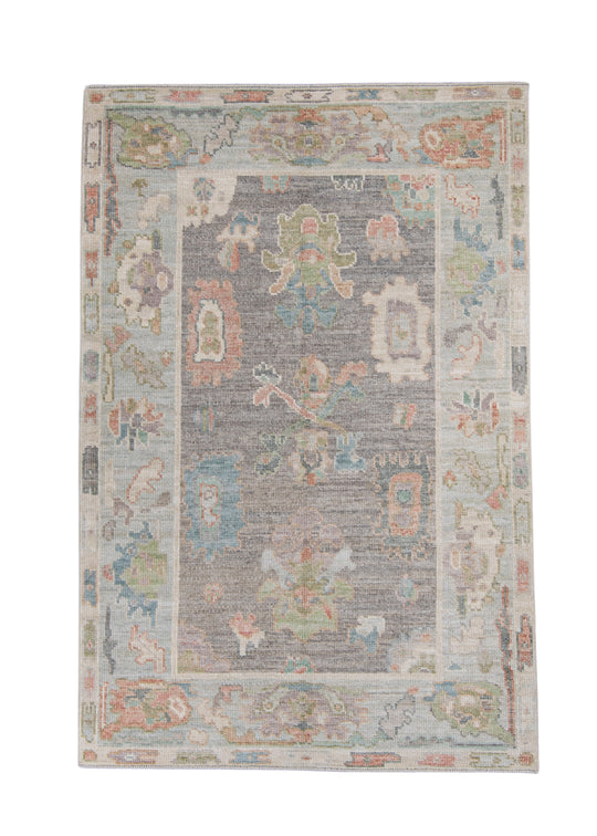 Turkish Oushak Rug 4' x 6' #16006