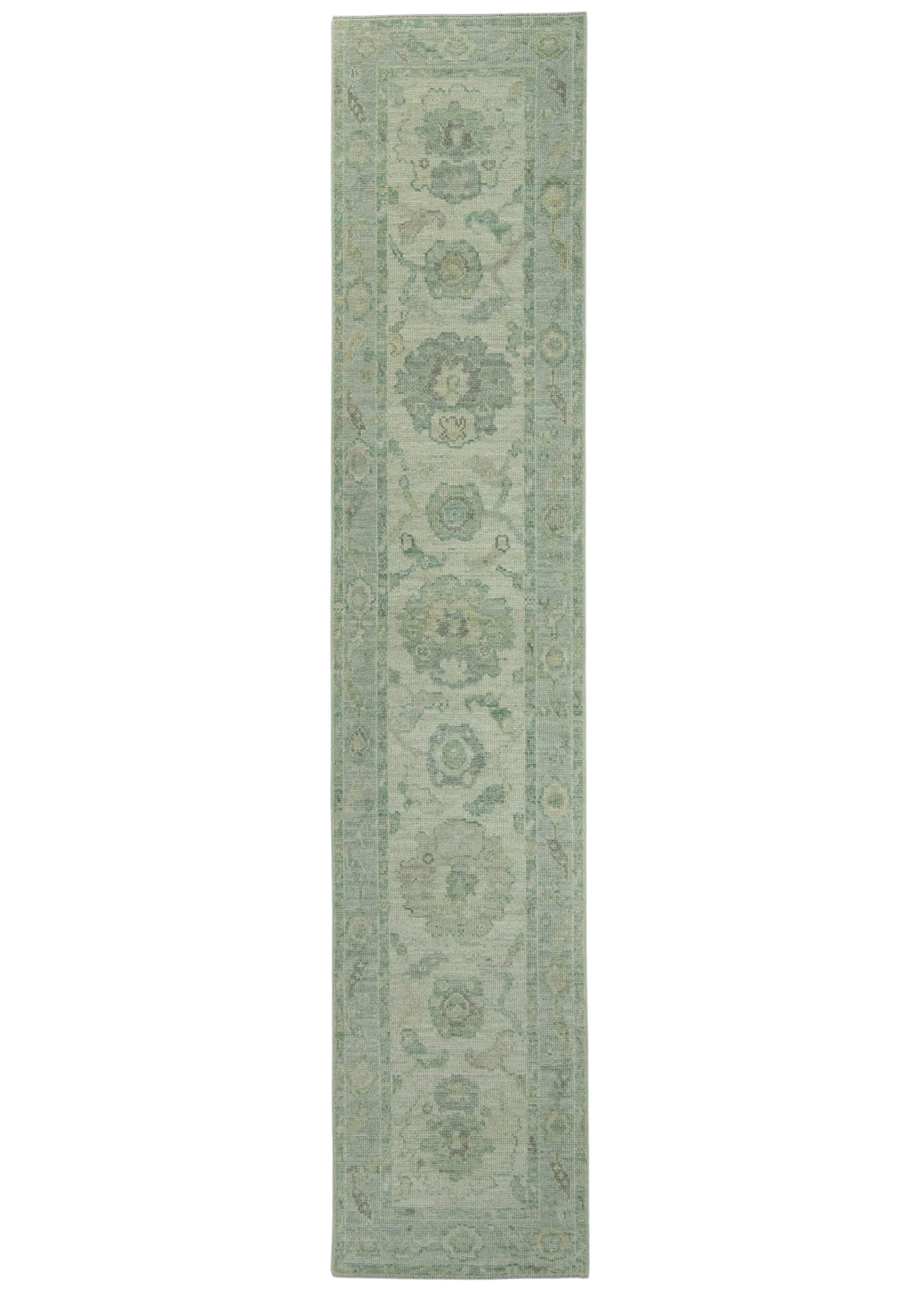 Turkish Oushak Rug 2'2" x 10'6" #19323