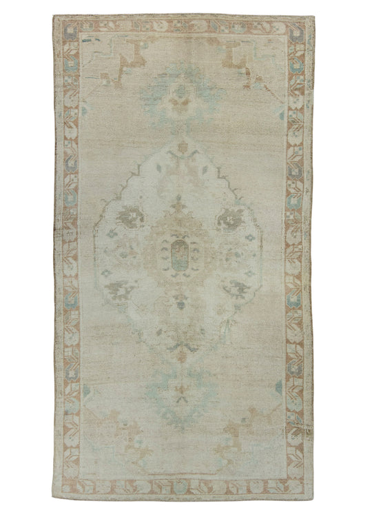 Turkish Anatolian Runner Rug 4'9" x 8'11" #17635