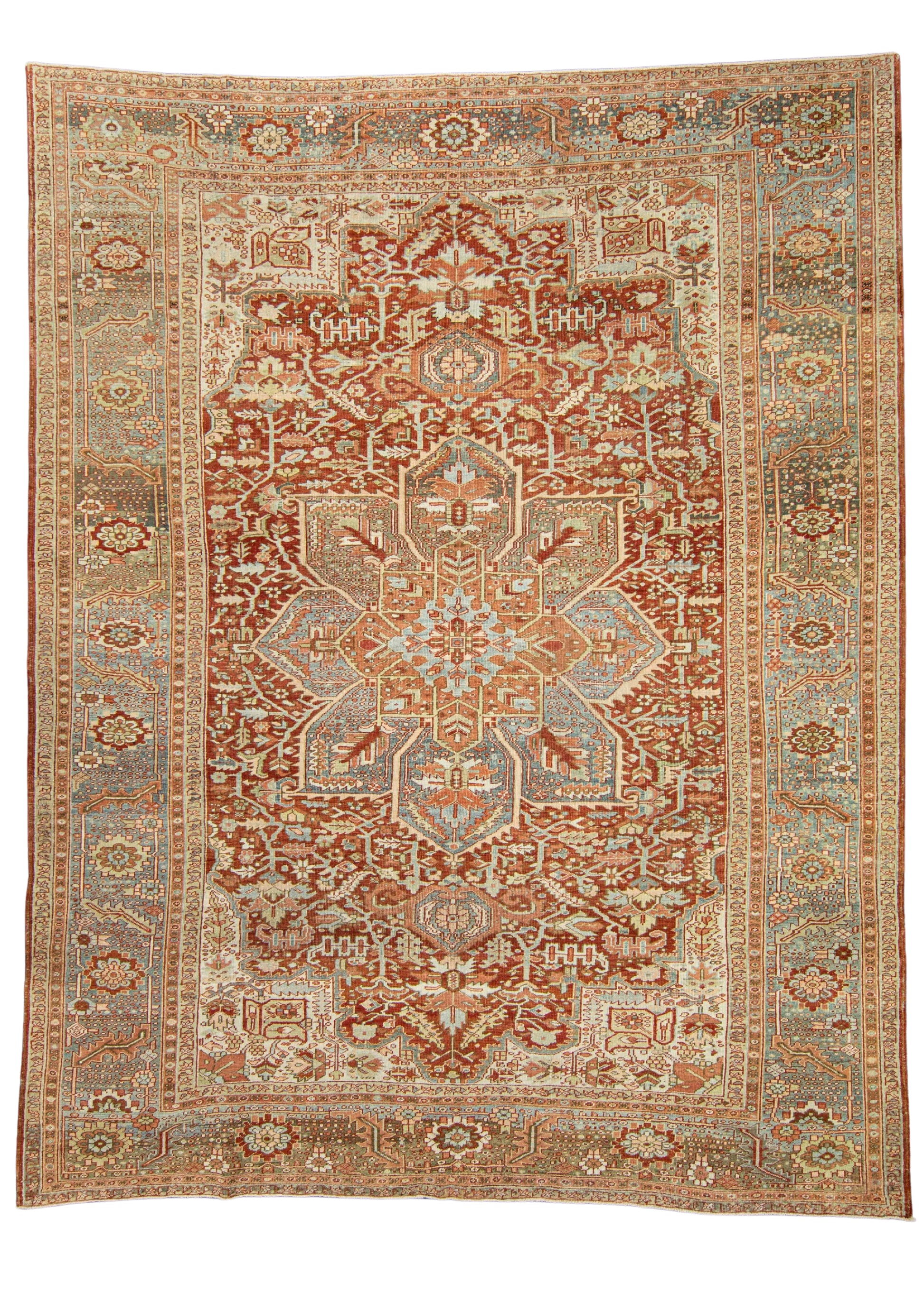 Turkish Vintage Rug  9'11" x 13'1" #22854
