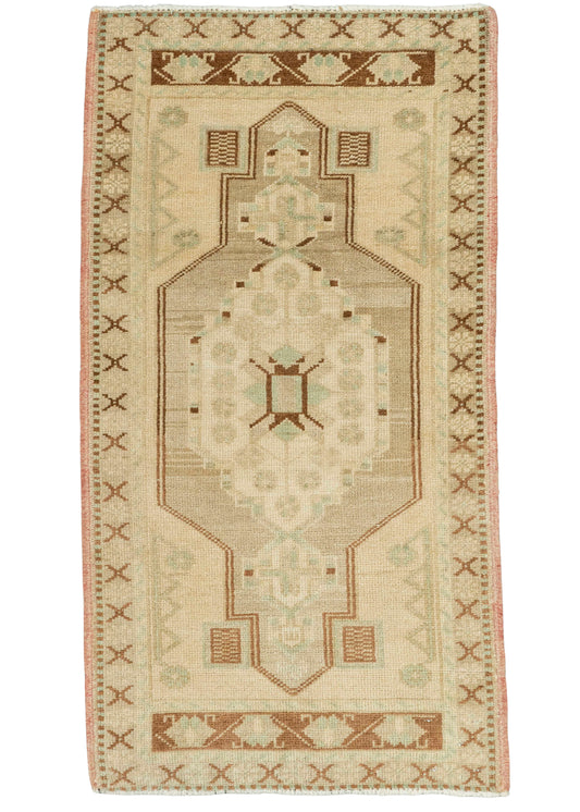 Turkish Yastik Rug  1'9" x  3'3" #23651