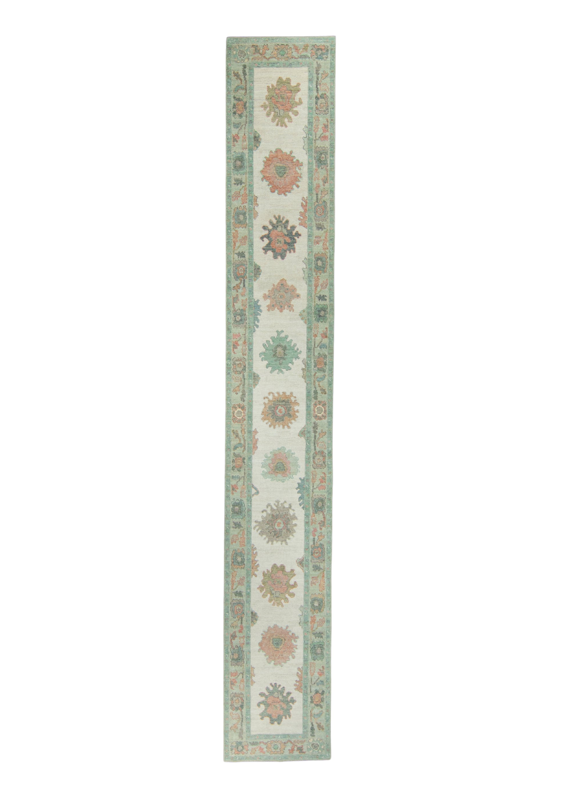 Turkish Oushak Runner Rug 2'10" x 18'9" #17360