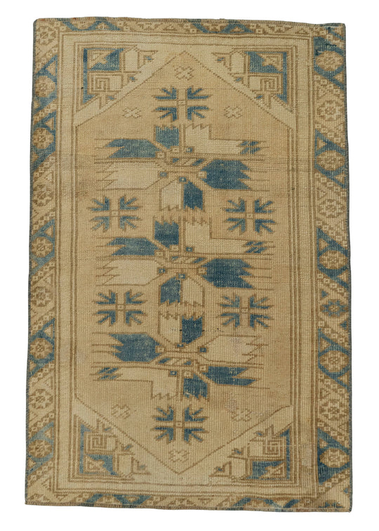 Oriental Handmade Vintage Rug 3'4" x 3'6" #21109