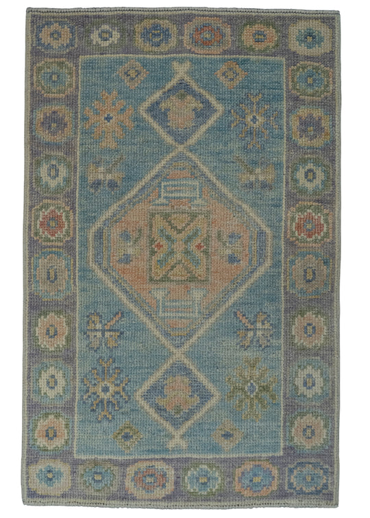 Turkish Oushak Rug 2' x 3'3" #19539