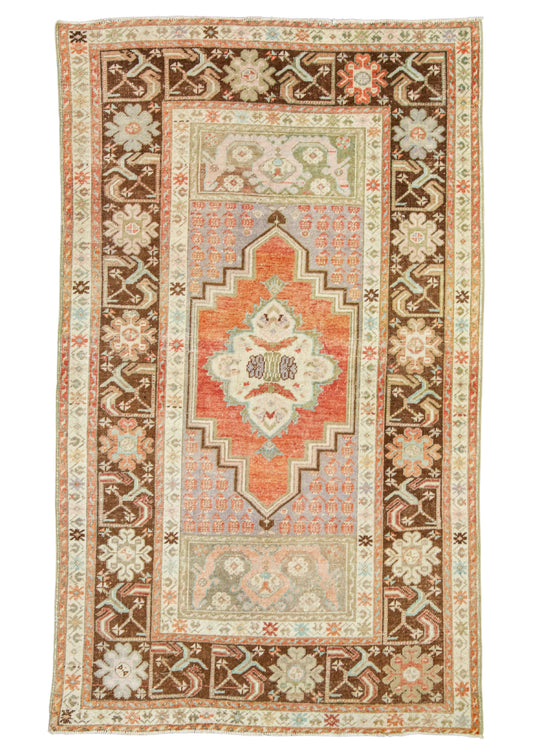 Turkish Vintage Rug 3'5" x 5'8" #20607