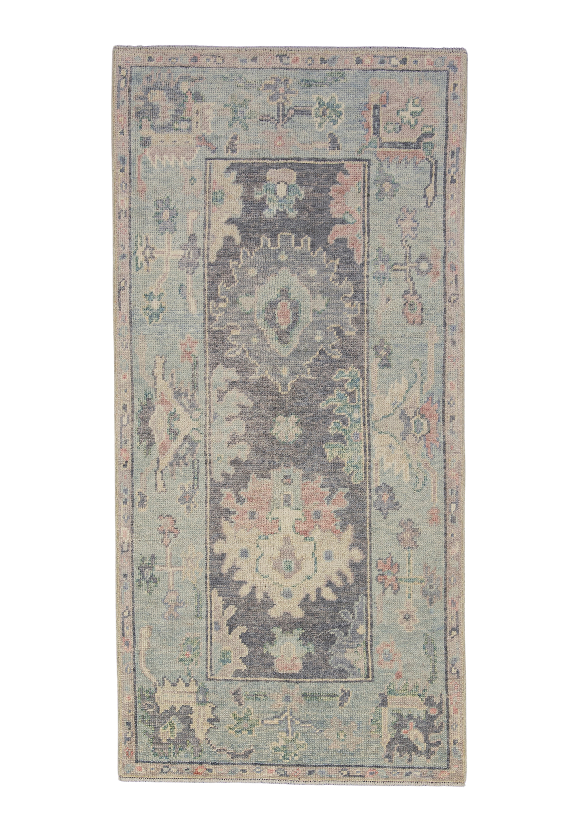 Turkish Oushak Rug 2'10" x 5'11" #12128
