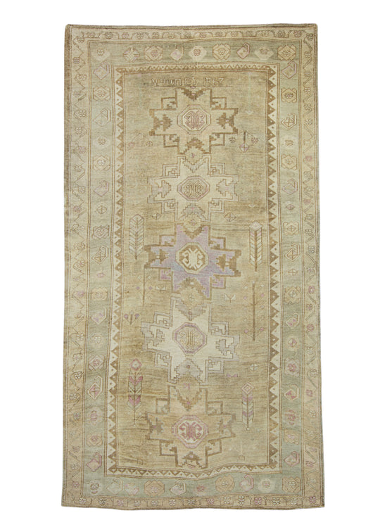 Turkish Vintage Anatolian Rug 5'9" x 10'9" #16676