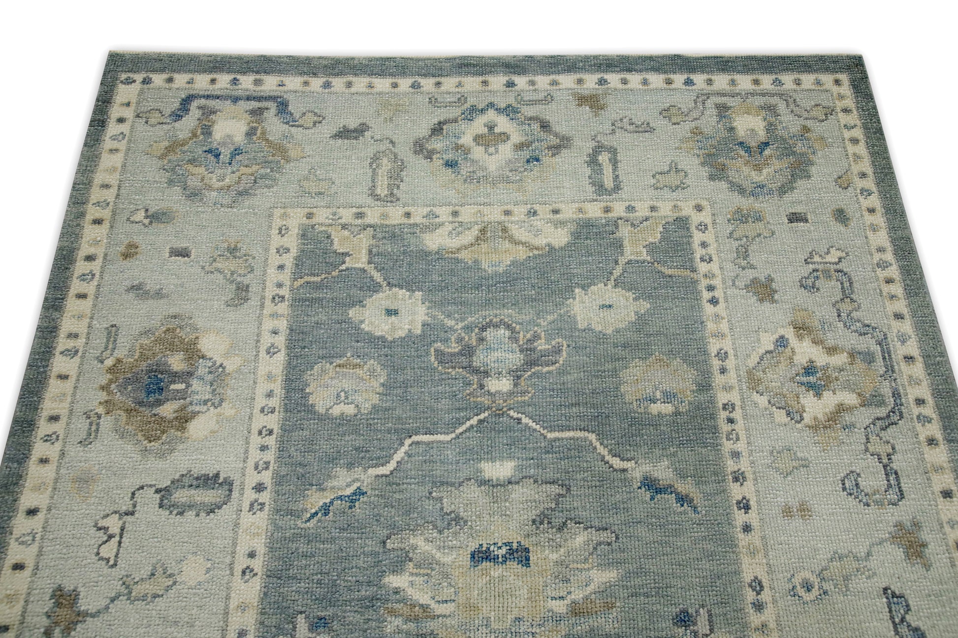 Turkish Oushak Rug 4'11" x 6'7" #7544