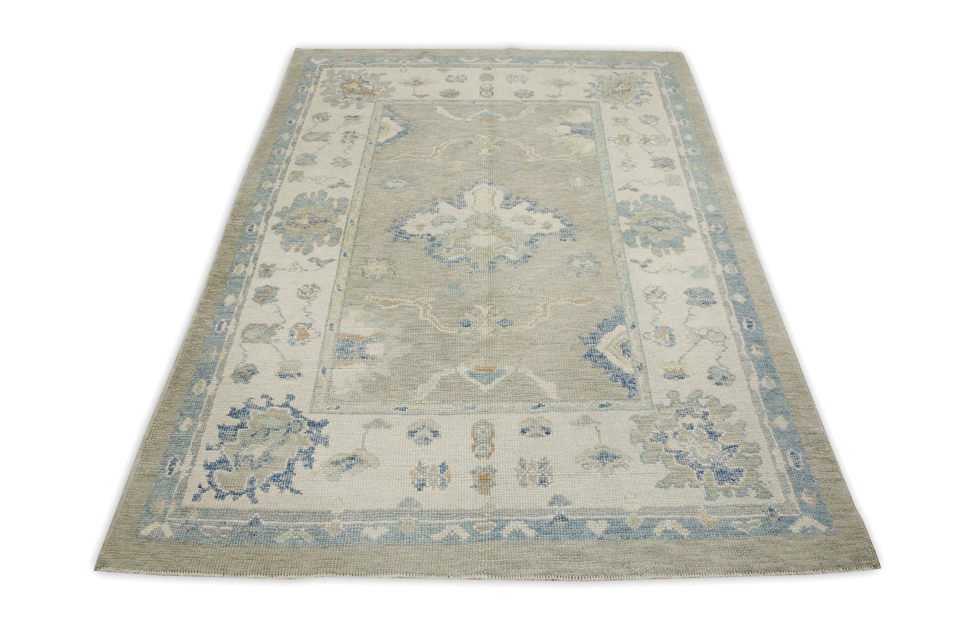 Turkish Oushak Rug 5'1" x 6'9" #7844
