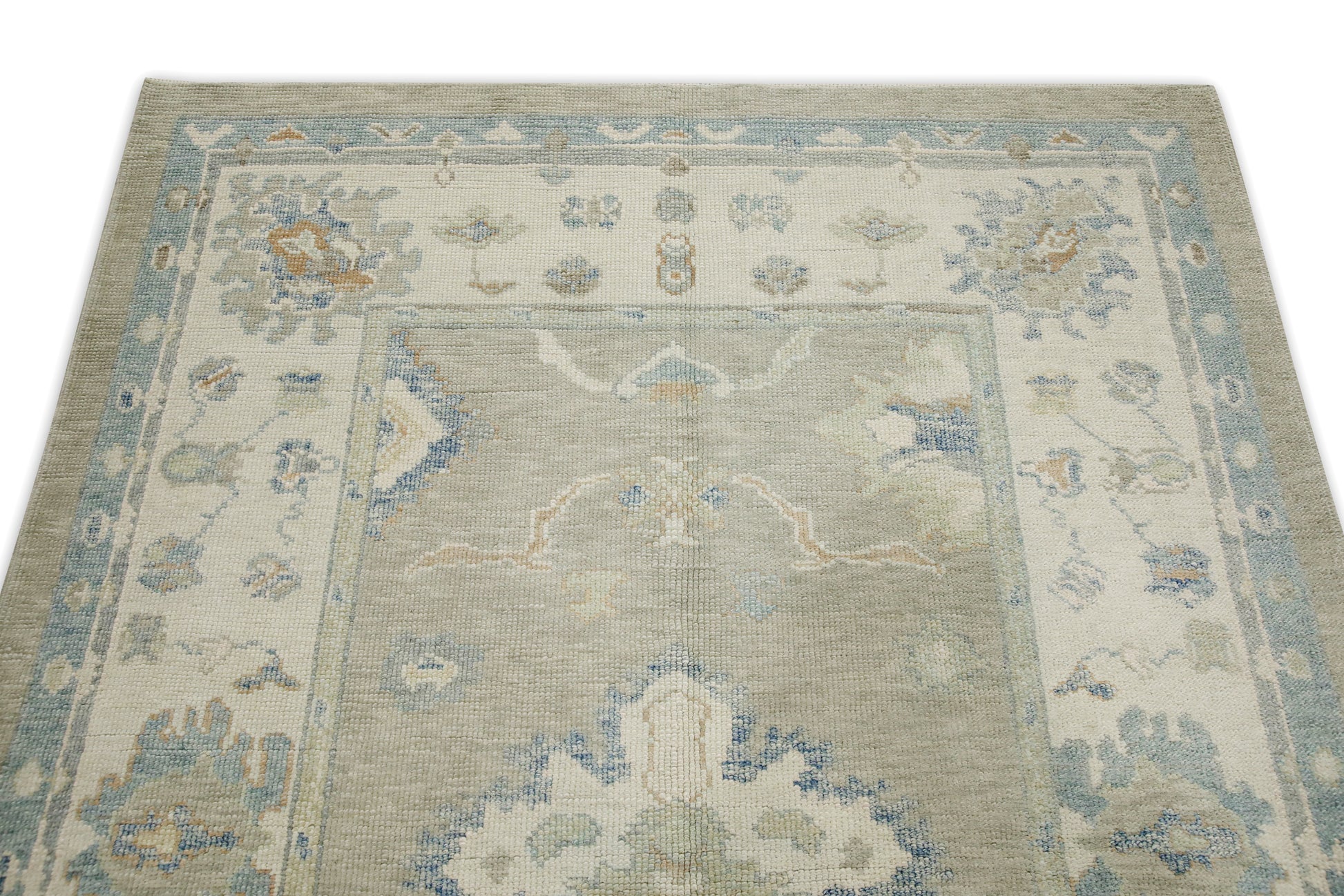 Turkish Oushak Rug 5'1" x 6'9" #7844