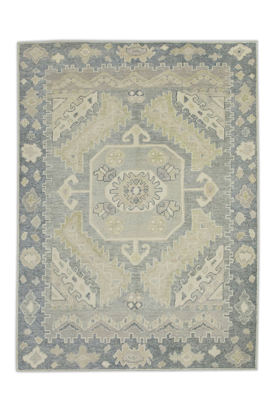 #8696 Turkish Oushak 4'9" x 6'1"