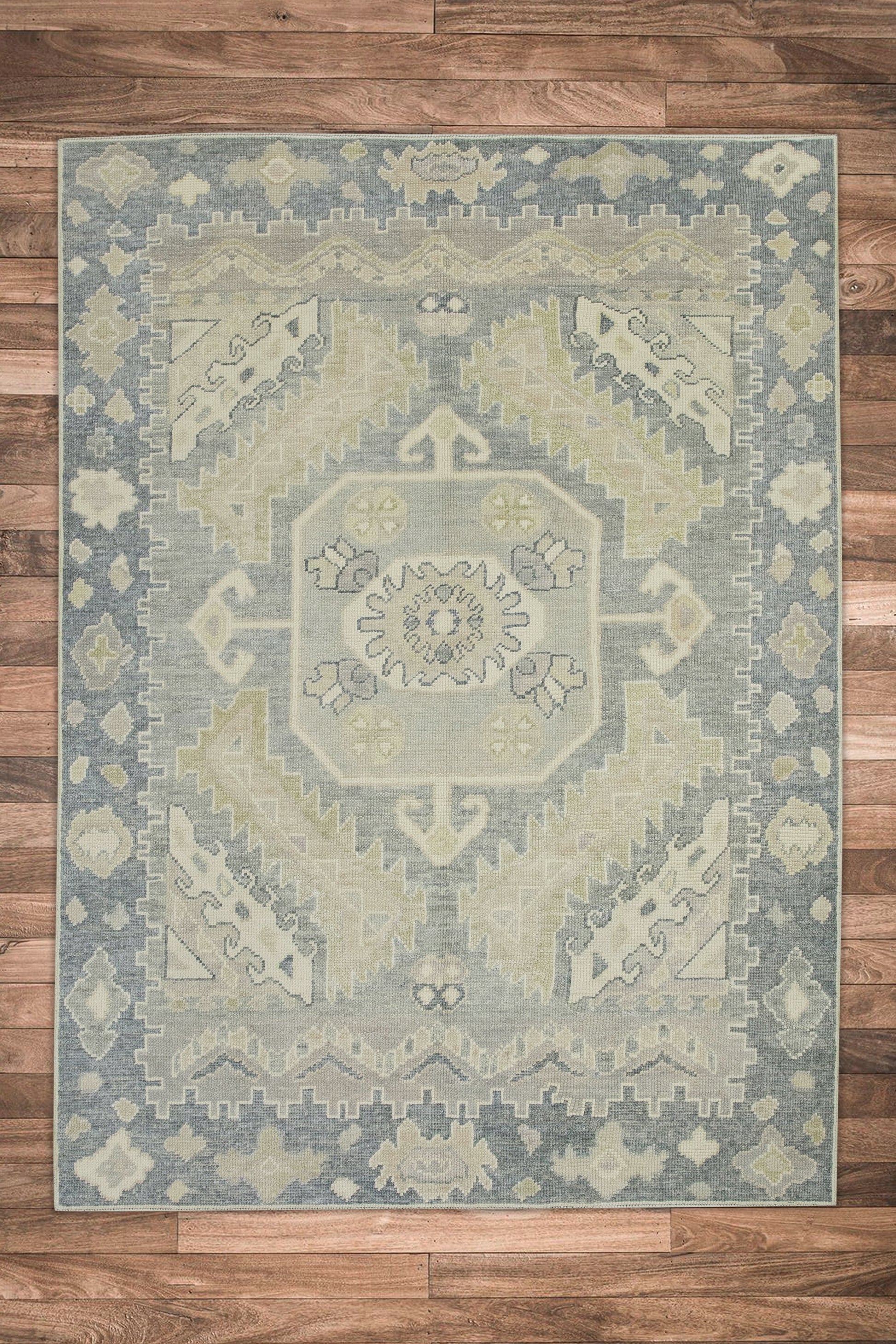 Turkish Oushak Rug 4'9" x 6'1" #8696