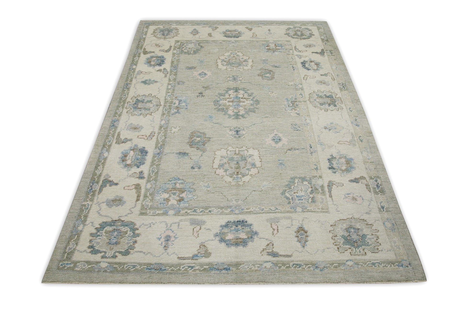 Turkish Oushak Rug 4'11" x 6'10" #8172