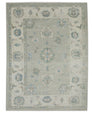 Turkish Oushak Rug 4'11" x 6'10" #8172