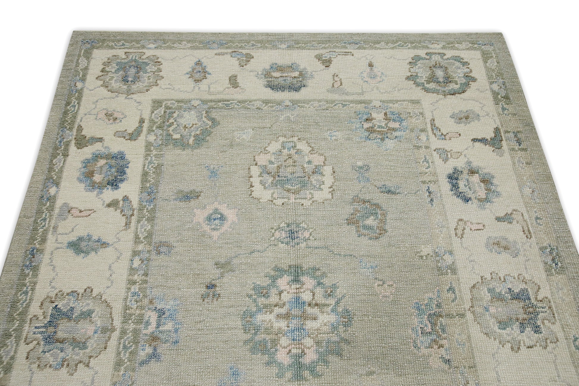 Turkish Oushak Rug 4'11" x 6'10" #8172