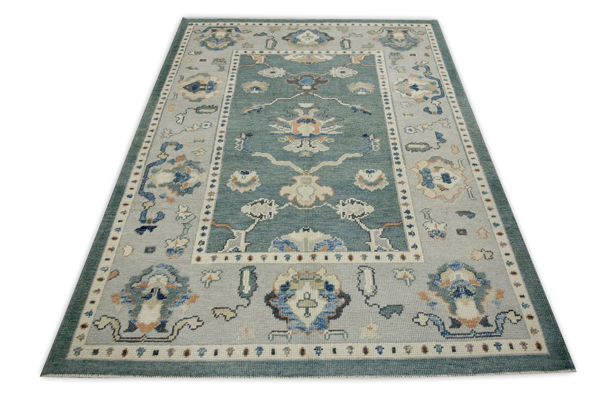 Turkish Oushak Rug 5'3" x 7'2" #7661