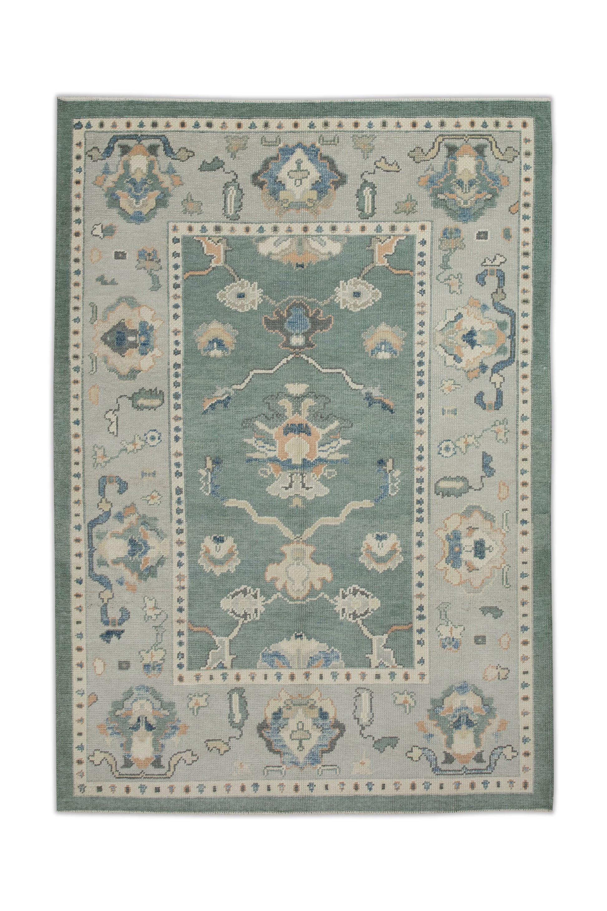 Turkish Oushak Rug 5'3" x 7'2" #7661