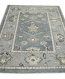 Turkish Oushak Rug 5'2" x 6'7" #7968